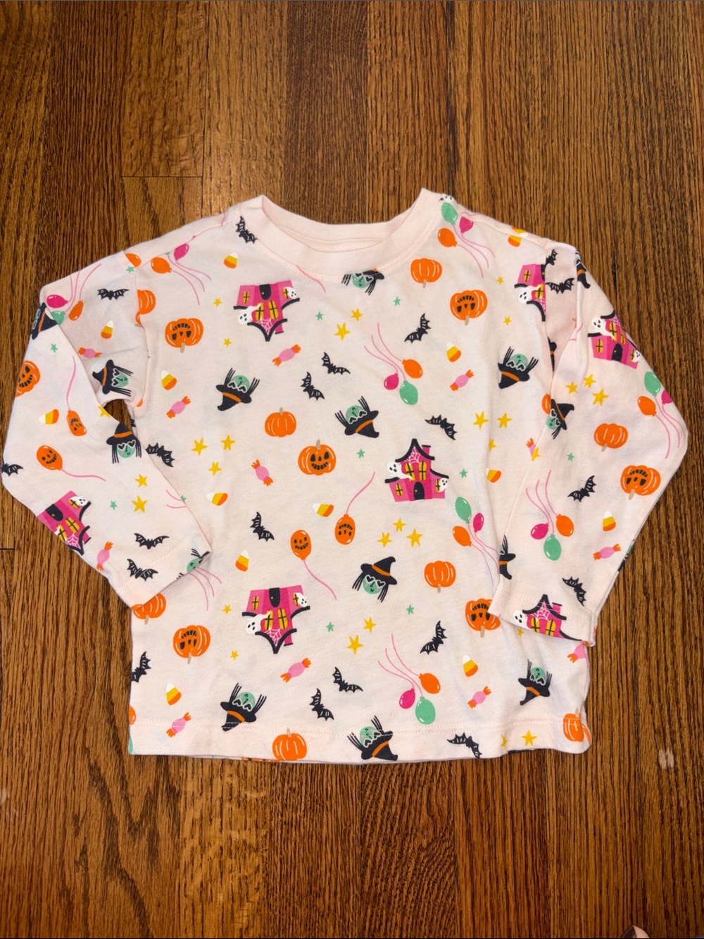 Kids Old Navy Halloween Print Long-Sleeve Tee - Pink